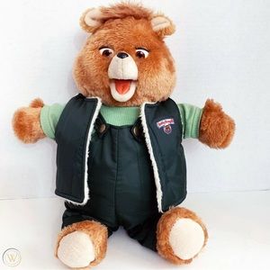 Vintage Teddy Ruxpin Green Outfit
